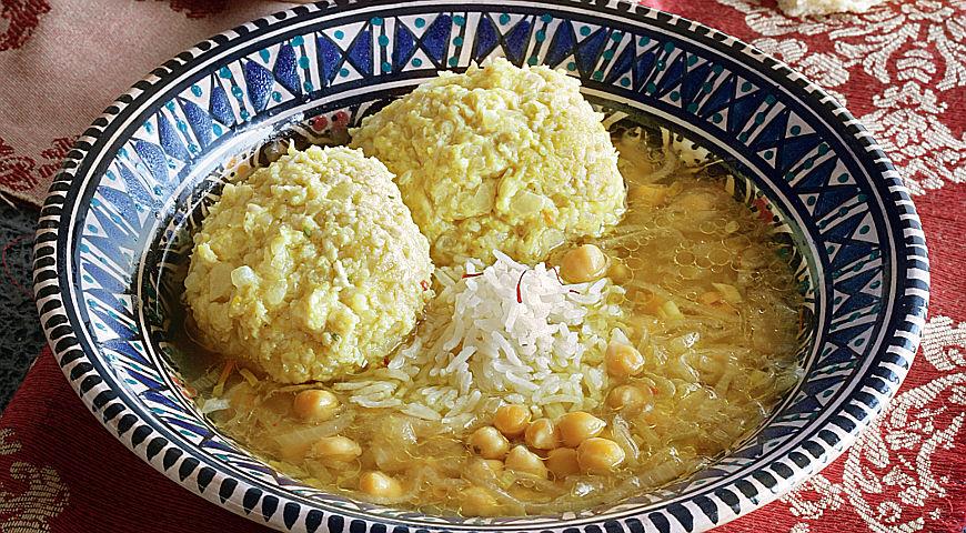 Персидский суп с гонди 