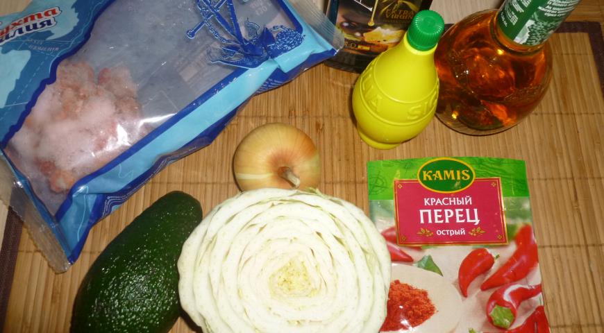 Подготовить ингредиенты для приготовления салата
