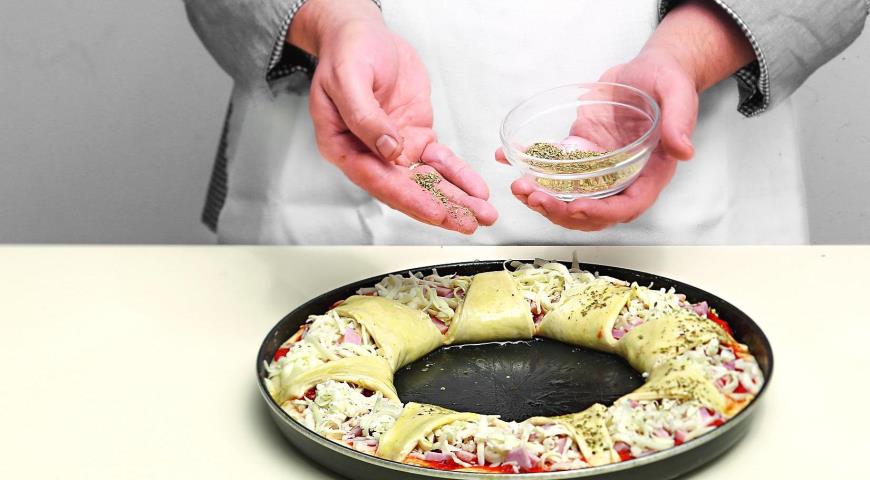 Фото приготовления рецепта: Итальянский пирог, шаг №6