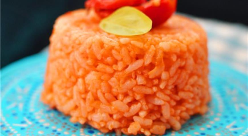 Рецепт Томатный рис с сыром