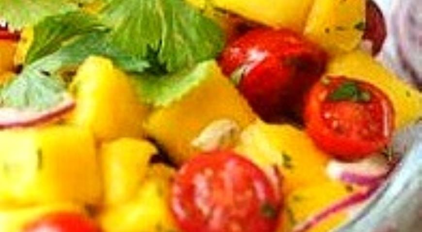 Рецепт салата с манго