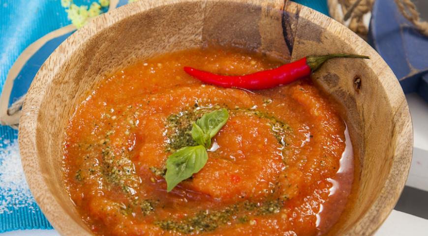 Рецепт Гаспачо из бакинских томатов