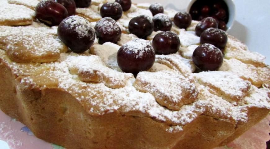 Рецепт Баскский пирог с черешней