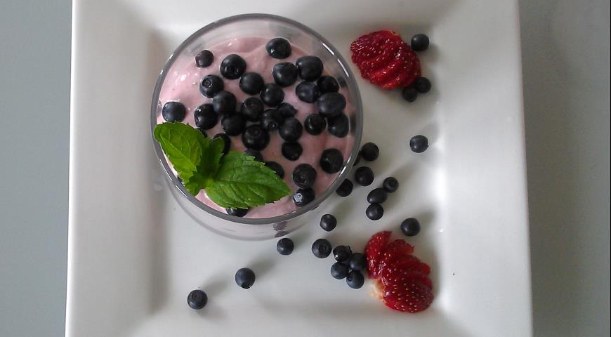 Рецепт ягодно-творожного завтрака или "Заряда бодрости"