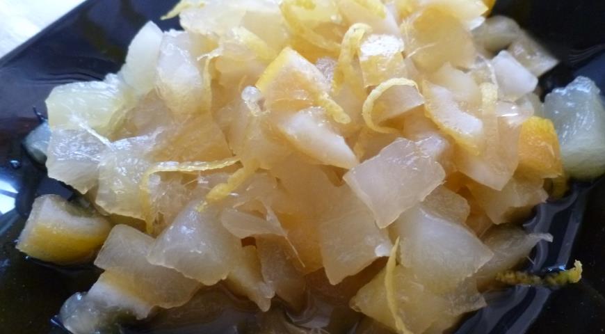 Варенье из кабачка с лимоном и имбирем готово