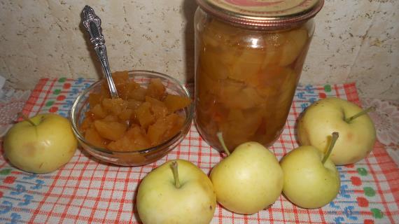 Яблочная заготовка (пятиминутка)