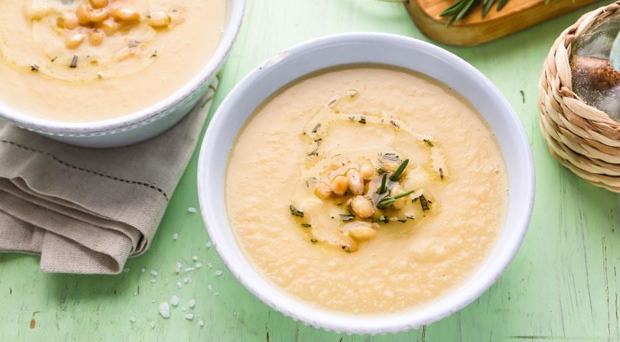 Рецепт Суп-пюре из фасоли и цветной капусты