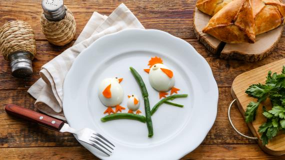 Детские завтраки: яйца, омлеты