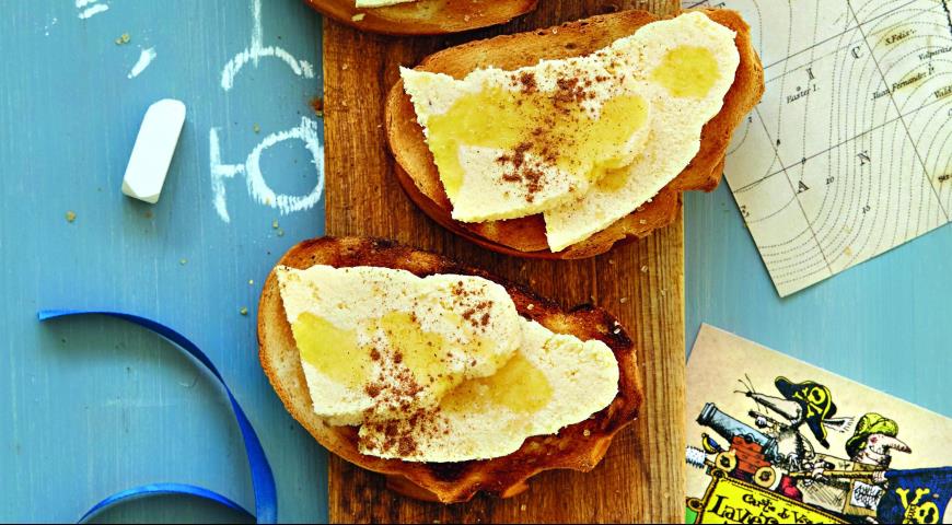 Рецепт Рейнский яичный «сыр» на тостах