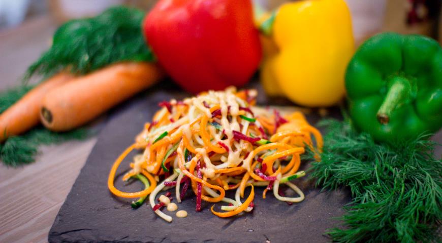 Рецепт Спагетти из овощей