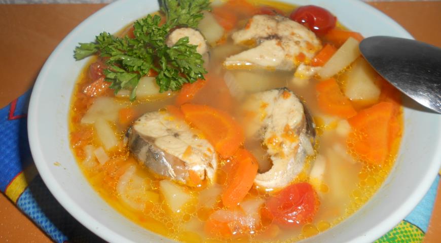 Рецепт Рыбный суп с овощами