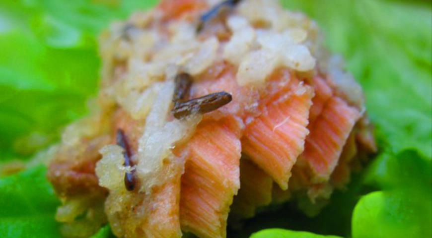 Рецепт Рыба по-тайски в рисовой корочке