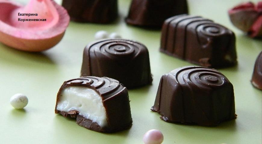Шоколадные конфеты с творожно-сливочным сыром