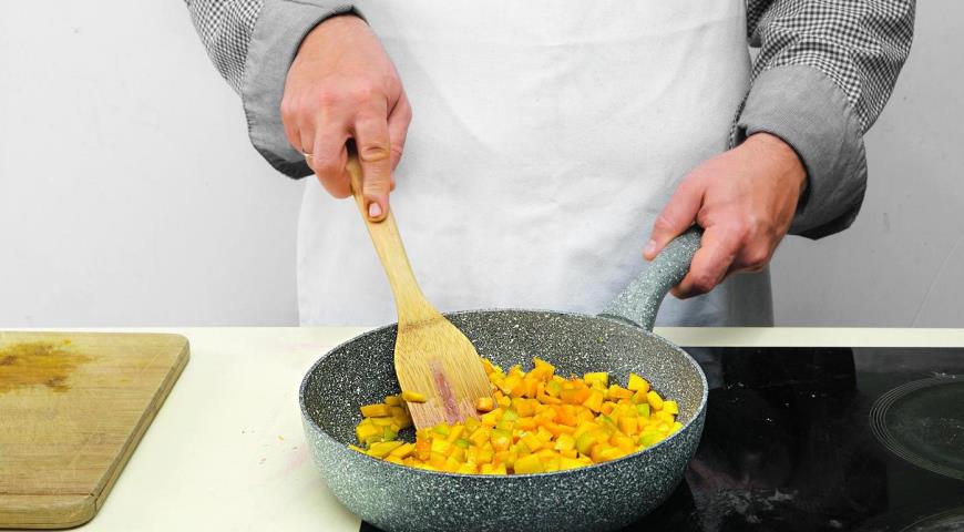 Фото приготовления рецепта: Кесадильи с тыквой и шпинатом, шаг №1