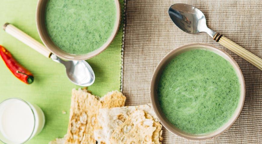 Кавказский суп с зеленью
