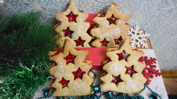 Печенье Рождественские елочки