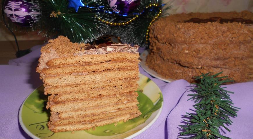 Рецепт торта Шоколадный медовик