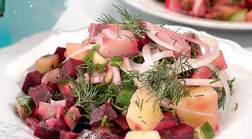 Рецепт Шведский салат с сельдью