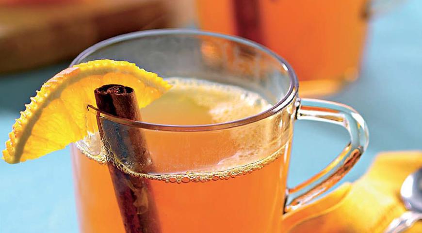 Рецепт Пряный апельсиновый чай