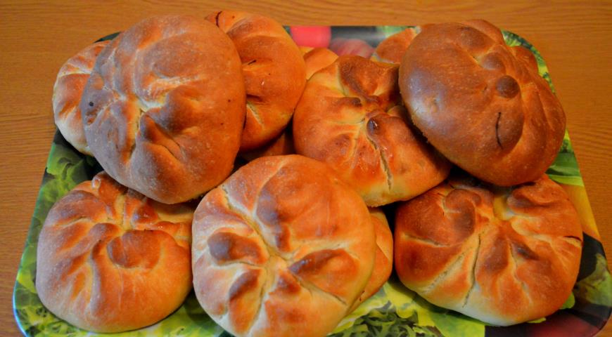 Татарские пирожки с картофелем и грибами