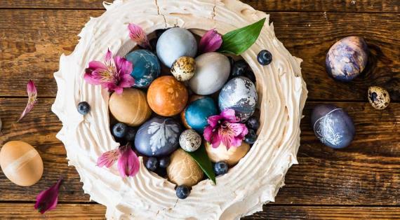 Как покрасить яйца во все цвета радуги