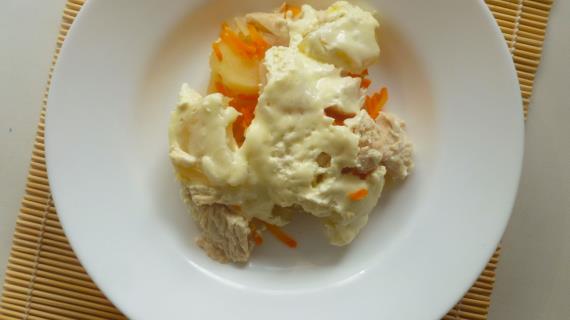 Морковно-картофельная запеканка для детей