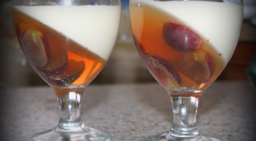 Рецепт десерта из рикотты и виноградного желе