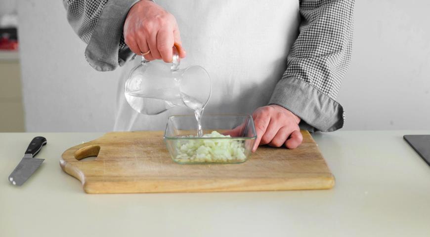 Фото приготовления рецепта: Постный салат оливье, шаг №3