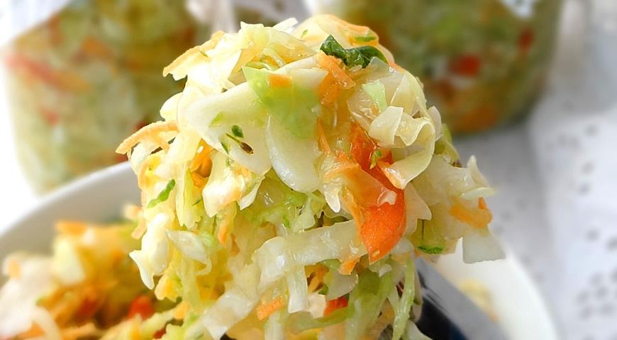 Рецепт капустного салата в собственном соку
