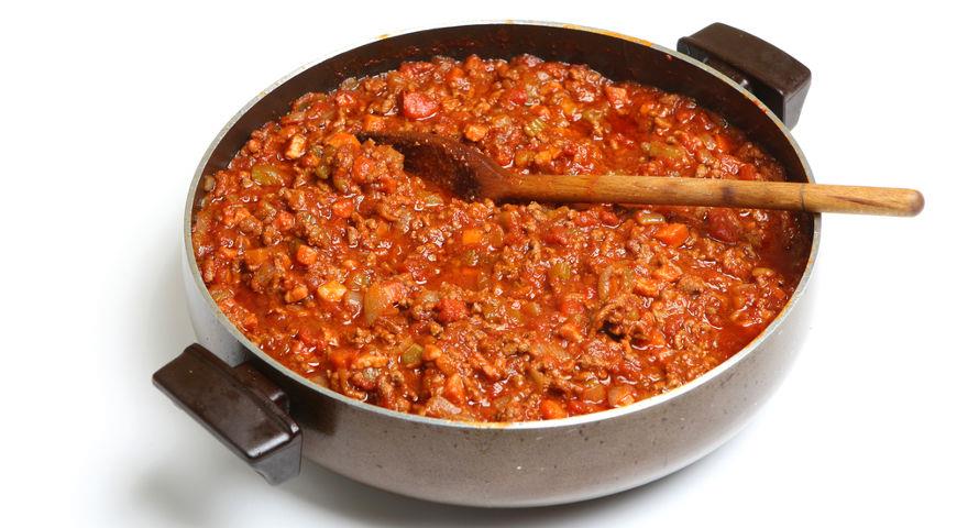 Homemade Bolognese sauce, step-by-step recipe with photos for 489 kcal