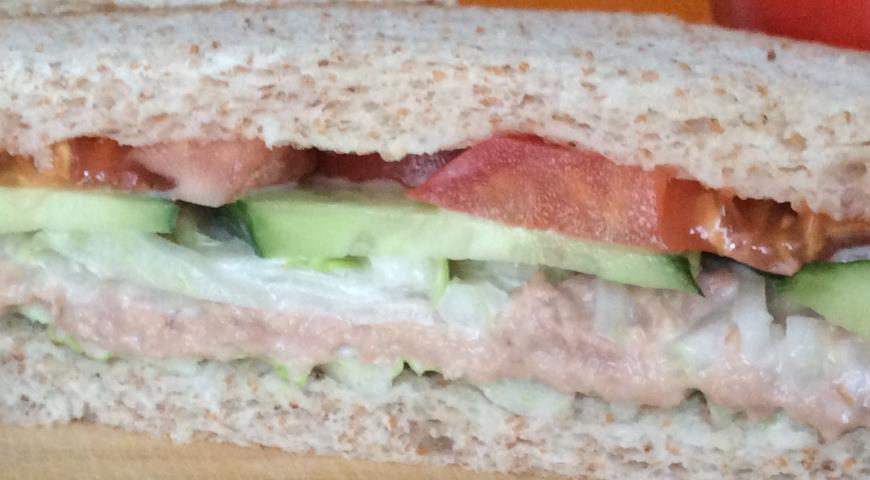Рецепт сэндвича с тунцом