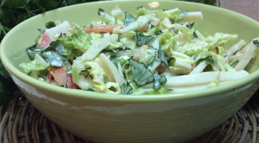 Постный салат «Почти оливье»