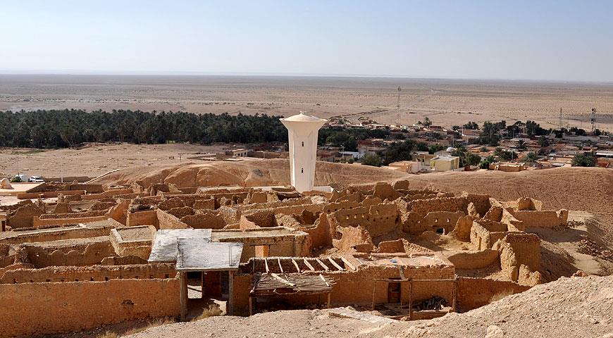 Оазис в пустыне Туниса - Шебика