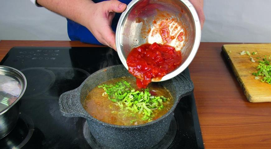 Фото приготовления рецепта: Китайский овощной суп, шаг №5