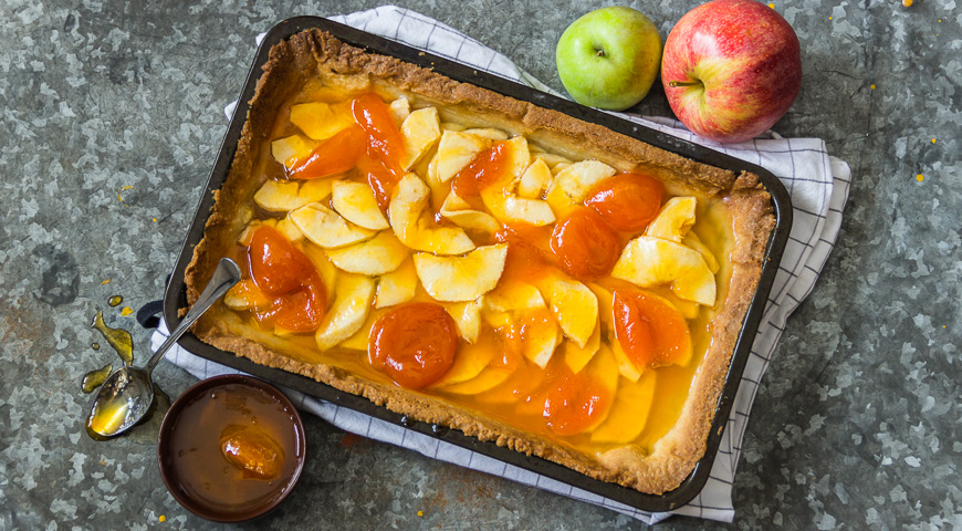 Открытый Яблочный Пирог Рецепты С Фото