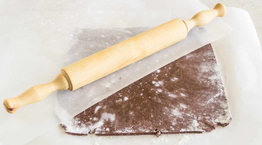 Фото приготовления рецепта: Шоколадный тарт с соленой карамелью, шаг №4