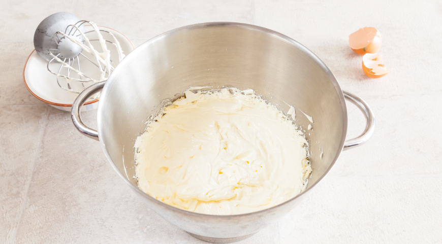 Фото приготовления рецепта: Пирог с апельсиново-творожной начинкой, шаг №2
