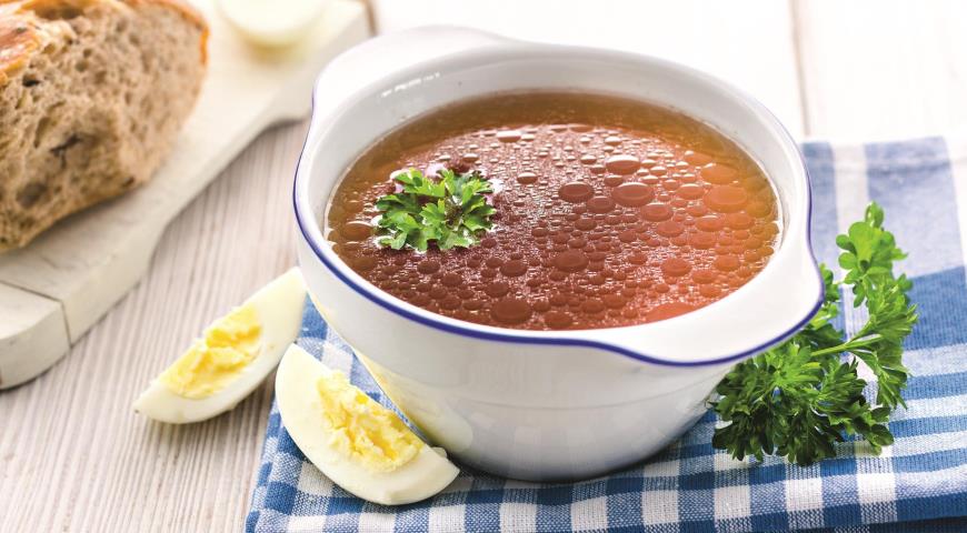 Концентрированный мясной бульон – основа для супа