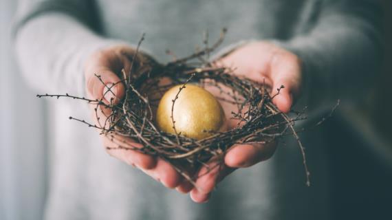Как сделать золотые пасхальные яйца для сервировки весеннего стола