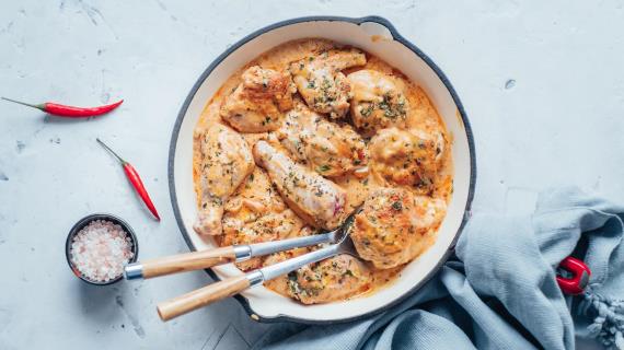 Куриное филе в сливочном соусе – 10 рецептов в духовке, на сковороде с пошаговыми фото