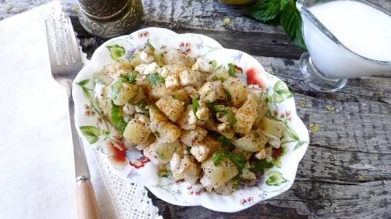 Картофельный салат ( Patates salatasi)