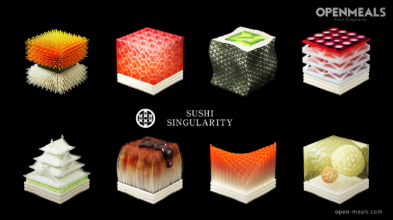 Биоданные взамен на 3D суши