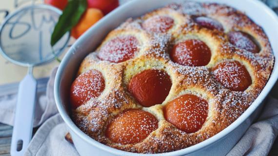 Фантастически вкусный пирог с абрикосами и рикоттой. Фирменный семейный рецепт