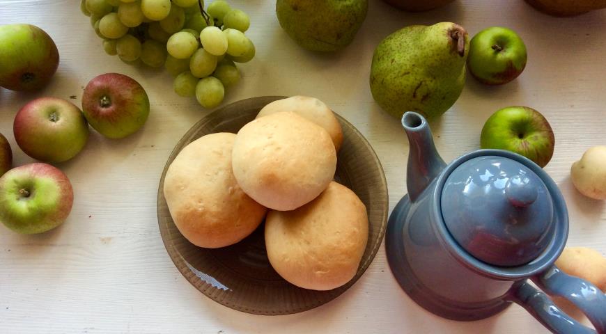 Фото приготовления рецепта: Постные Спасские пирожки с яблоками и грушами, шаг №11