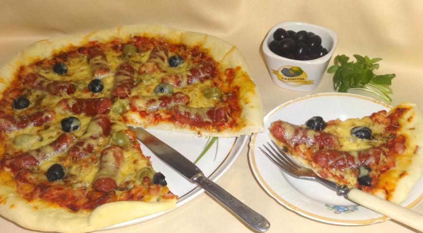 Фото приготовления рецепта: Пицца Тарантелла, шаг №14