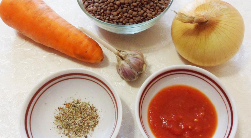 Фото приготовления рецепта: Суп-пюре из чечевицы, шаг №1