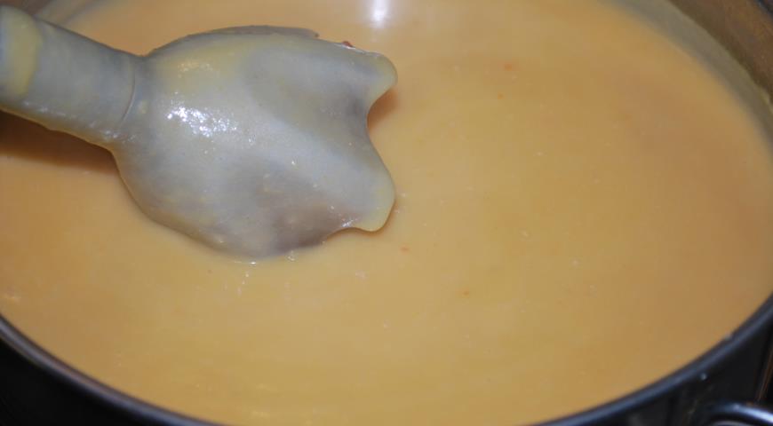 Фото приготовления рецепта: Постный гороховый суп-пюре, шаг №6