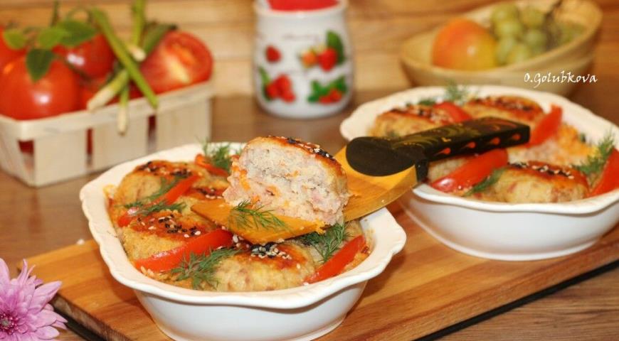 Фото приготовления рецепта: Ежики с рисом в сливочном соусе, шаг №16
