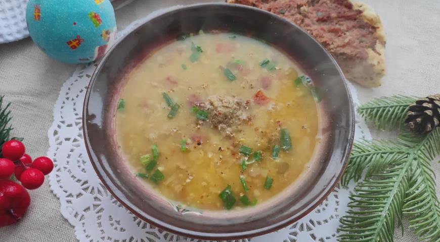Фото приготовления рецепта: Армянский суп с фрикадельками Кололик, шаг №3