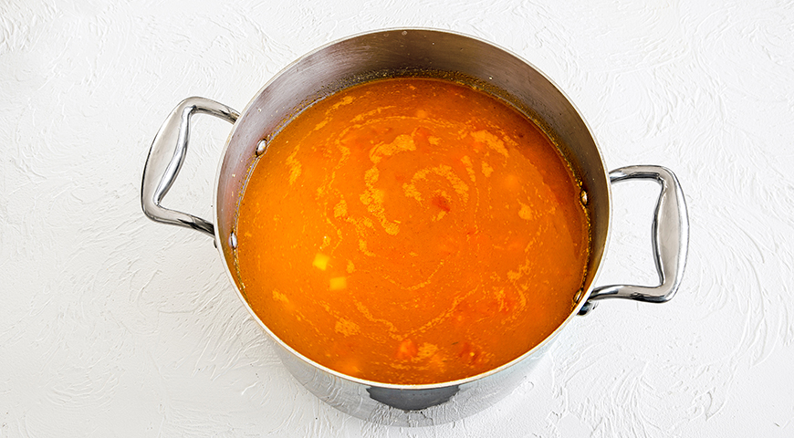 Суп с киноа и помидорами, добавление в суп овощей